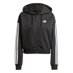 ADIDAS - Polerón con Capucha Essentials 3 Tiras French Terry