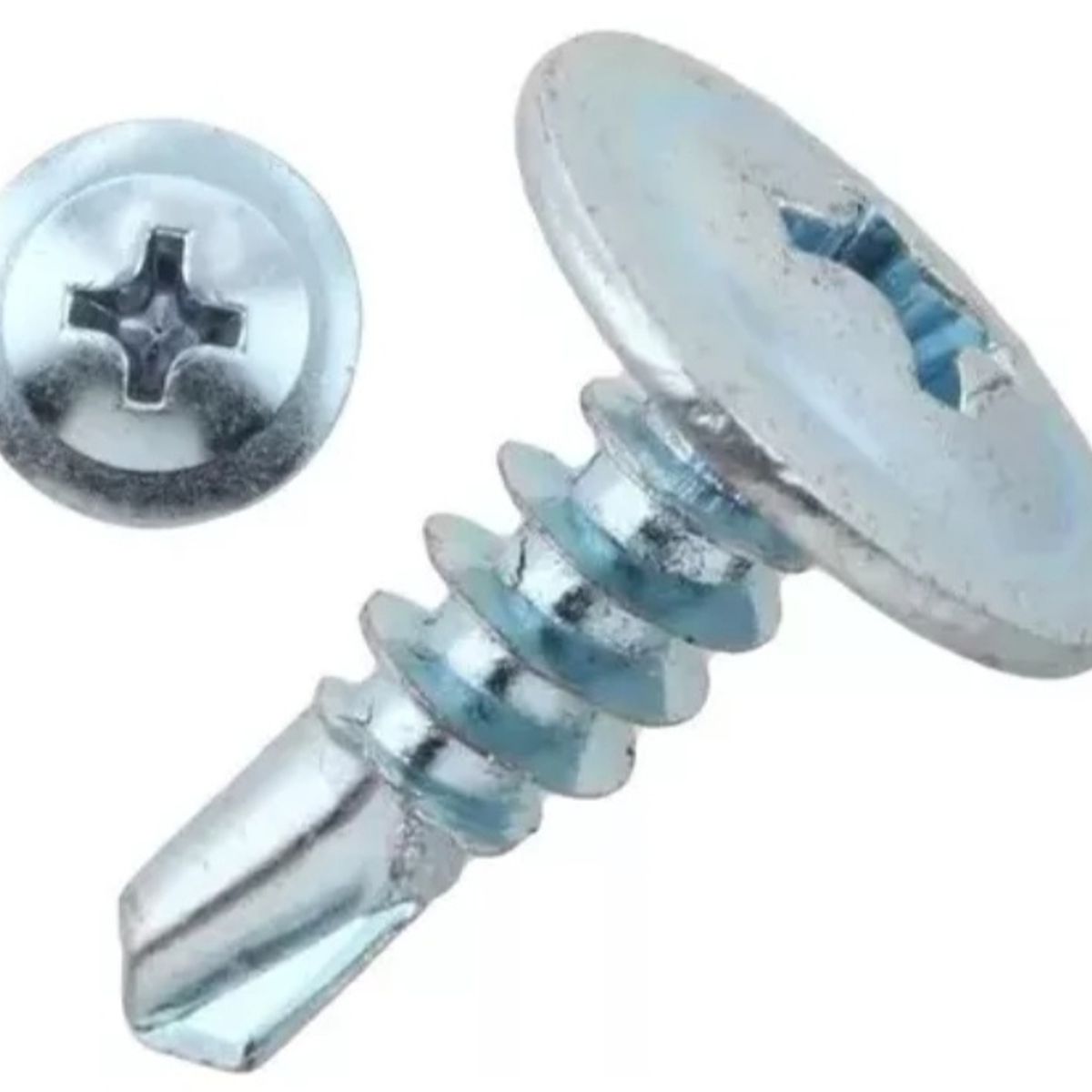 GENERICO - Tornillo Cabeza De  Lenteja 8X1/2 Punta Broca 1000 Unidades