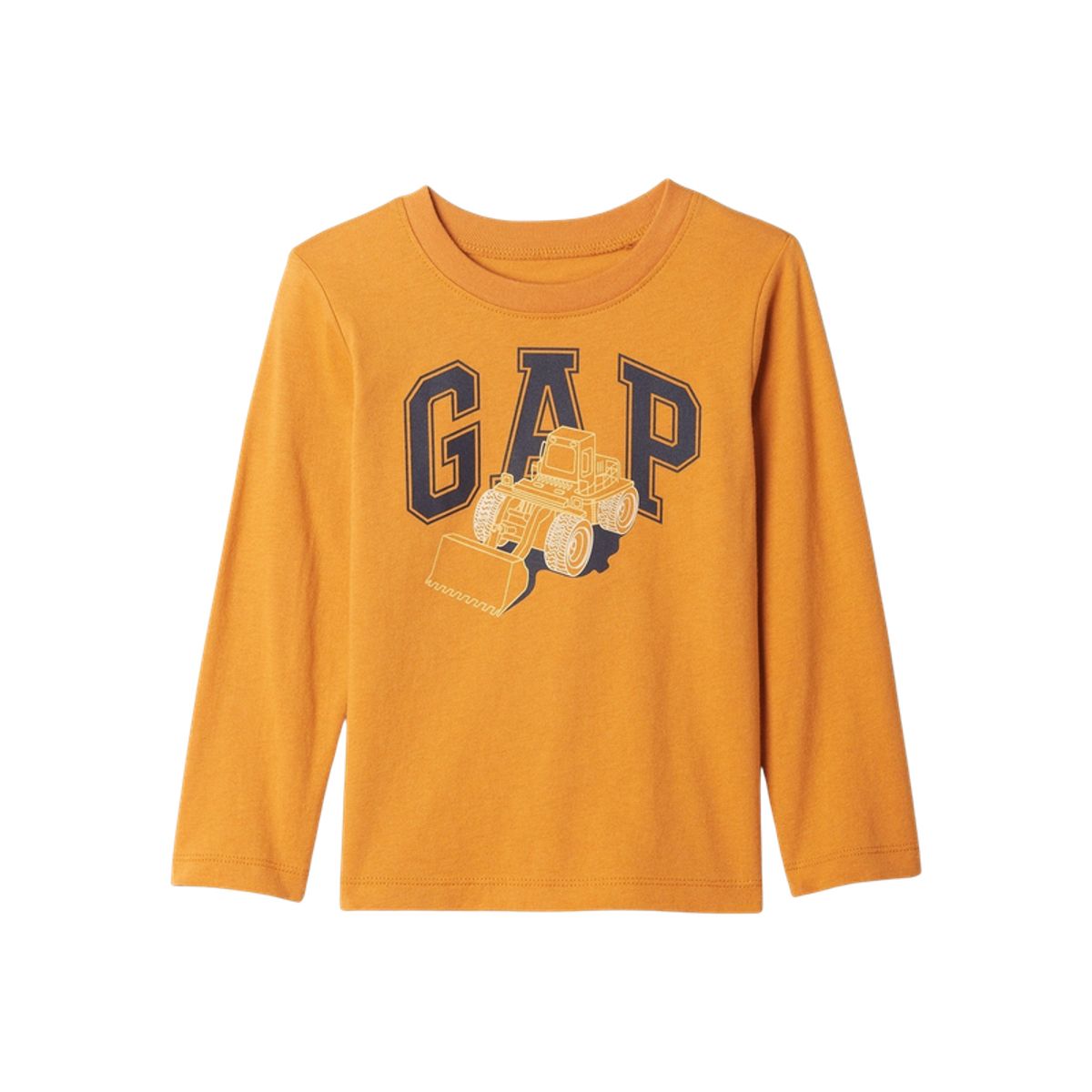 GAP - Polera Logo Manga Corta Hombre Naranja