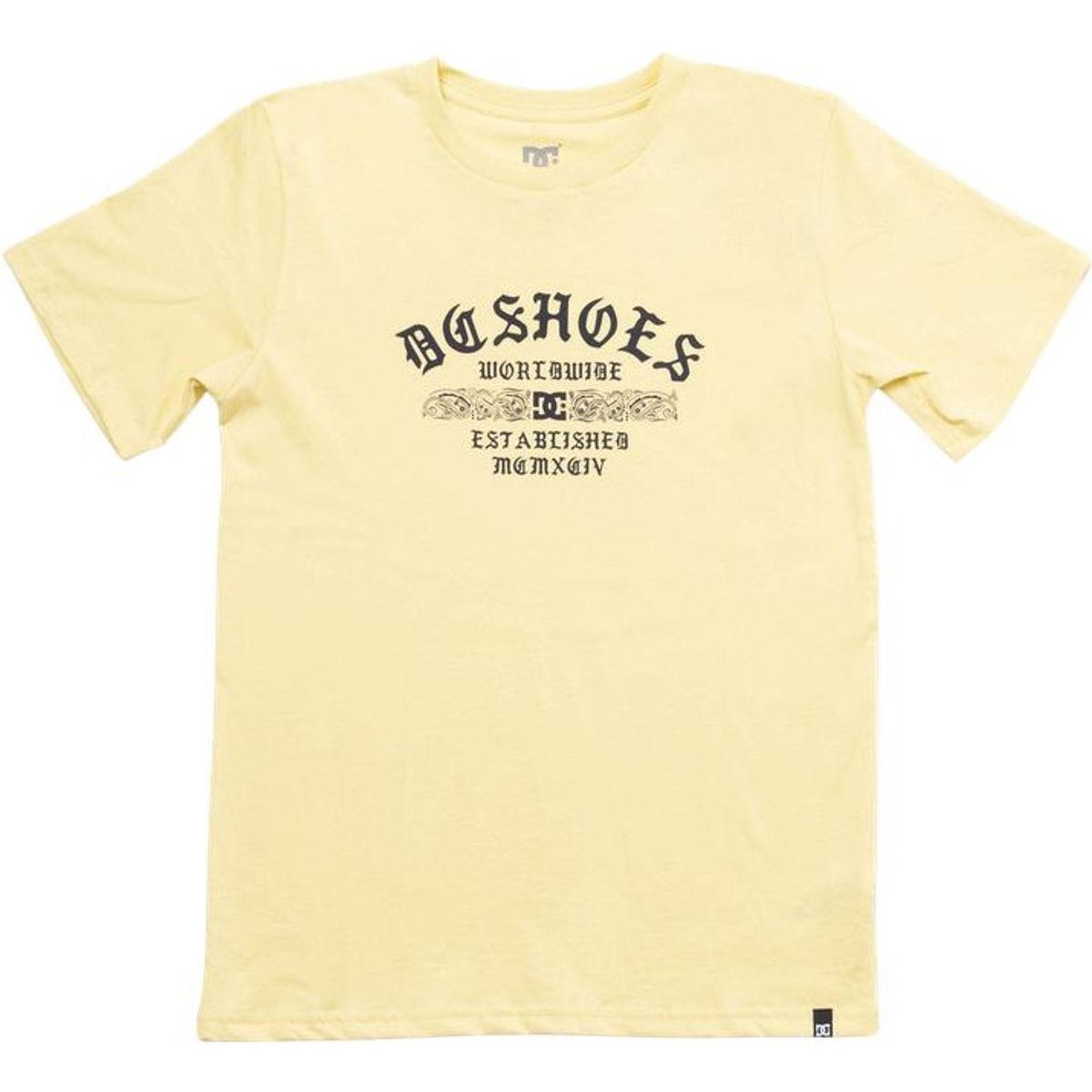 DC SHOES - Polera Niño Hard Times Crema DC