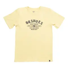 DC SHOES - Polera Niño Hard Times Crema DC