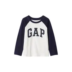 GAP - Polera Logo Manga Larga Hombre Azul