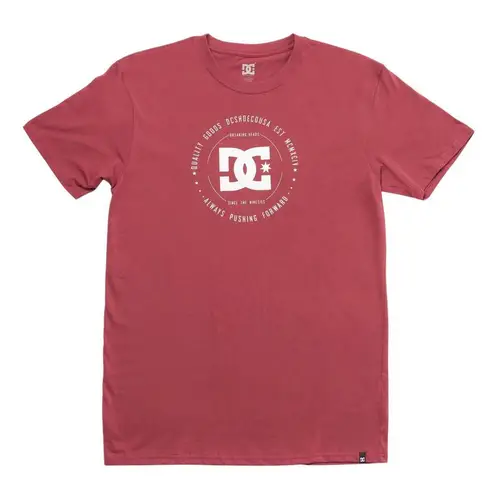 DC SHOES - Polera Hombre Rebuilt 2 Rojo DC
