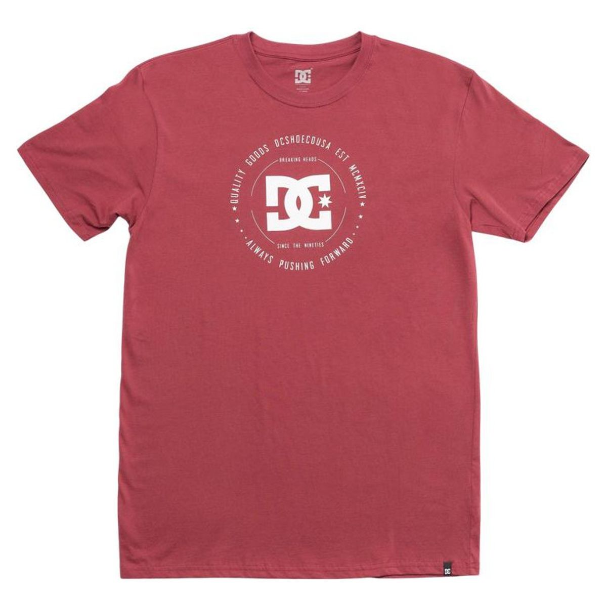 DC SHOES - Polera Hombre Rebuilt 2 Rojo DC