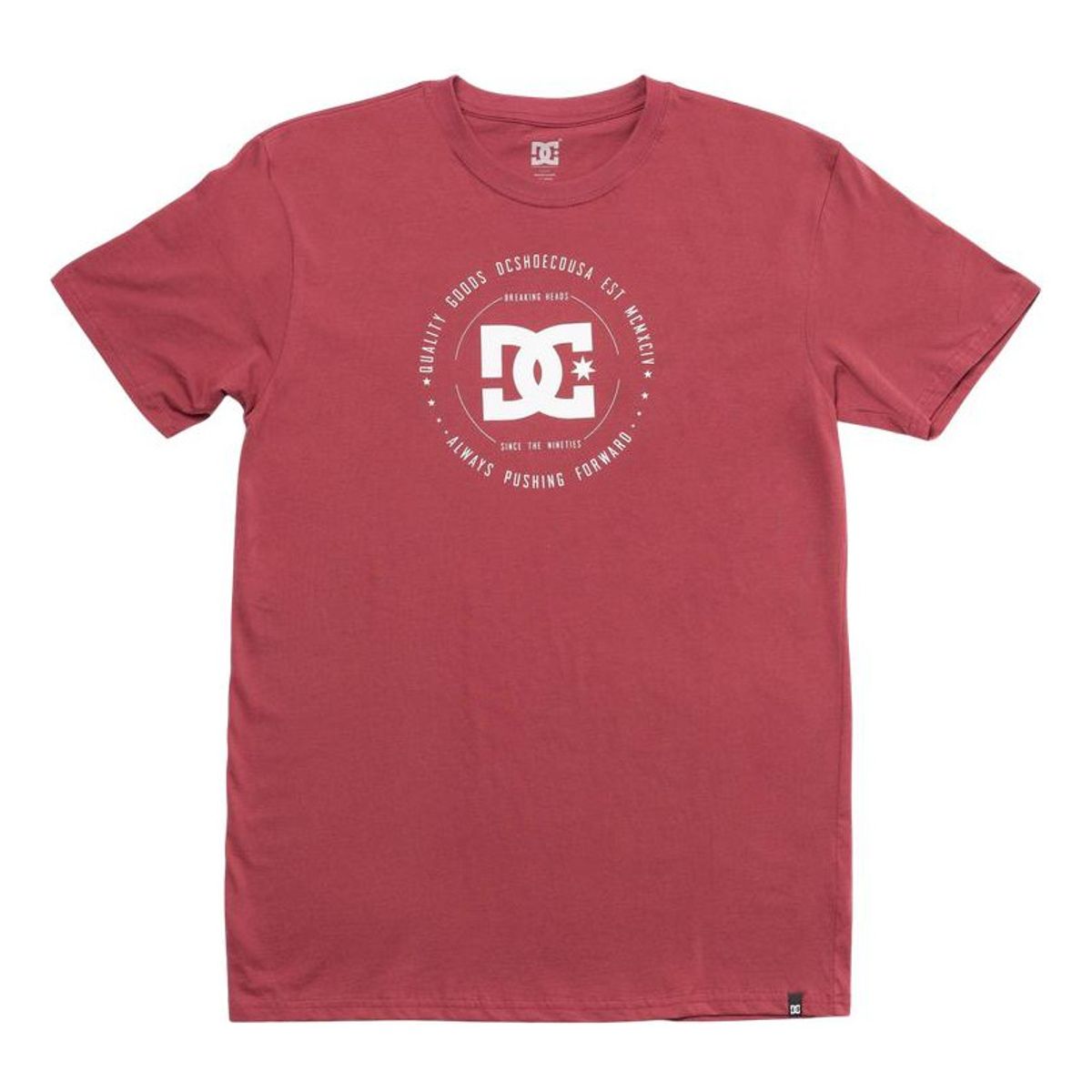 DC SHOES - Polera Hombre Rebuilt 2 Rojo DC