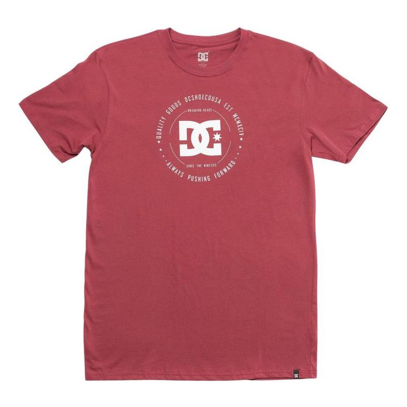 DC SHOES - Polera Hombre Rebuilt 2 Rojo DC