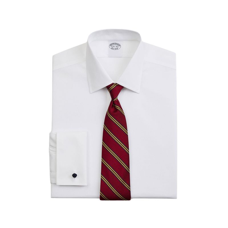 BROOKS BROTHERS - Camisa Cotton Pinpoint Regular Non-Iron Ainsley Hombre Blanco