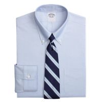 Camisa Stretch No-Iron Oxford Button-Down Collar Hombre Celeste