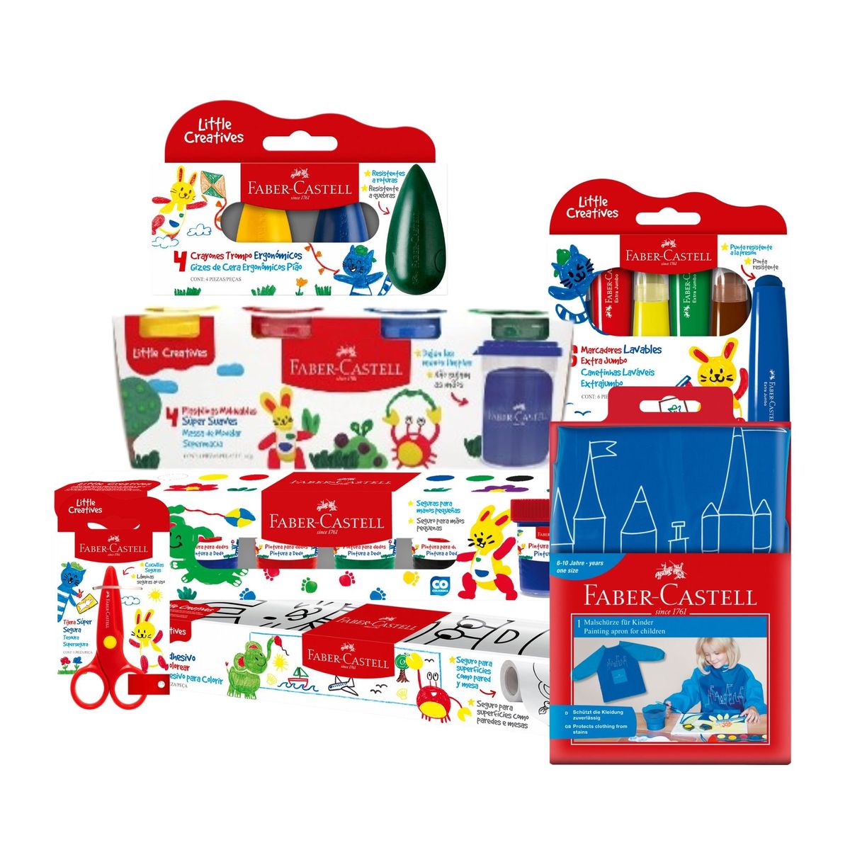 FABER-CASTELL - Pack  Faber-Castell Ecommerce Little Creatives 2025