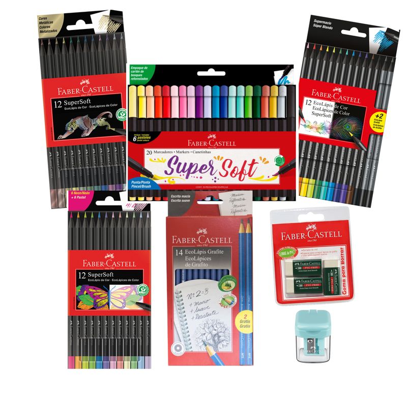 FABER-CASTELL - Pack Faber-Castell Ecommerce Supersoft