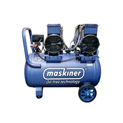 MASKINER - COMPRESOR DE AIRE LIBRE DE ACEITE 50L PARA PINTURA AUTOMOTRIZ