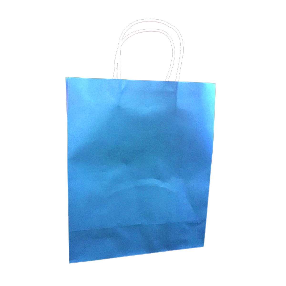 GENERICO - BOLSA REGALO KRAFT CELESTE 25X33 X12 UNI