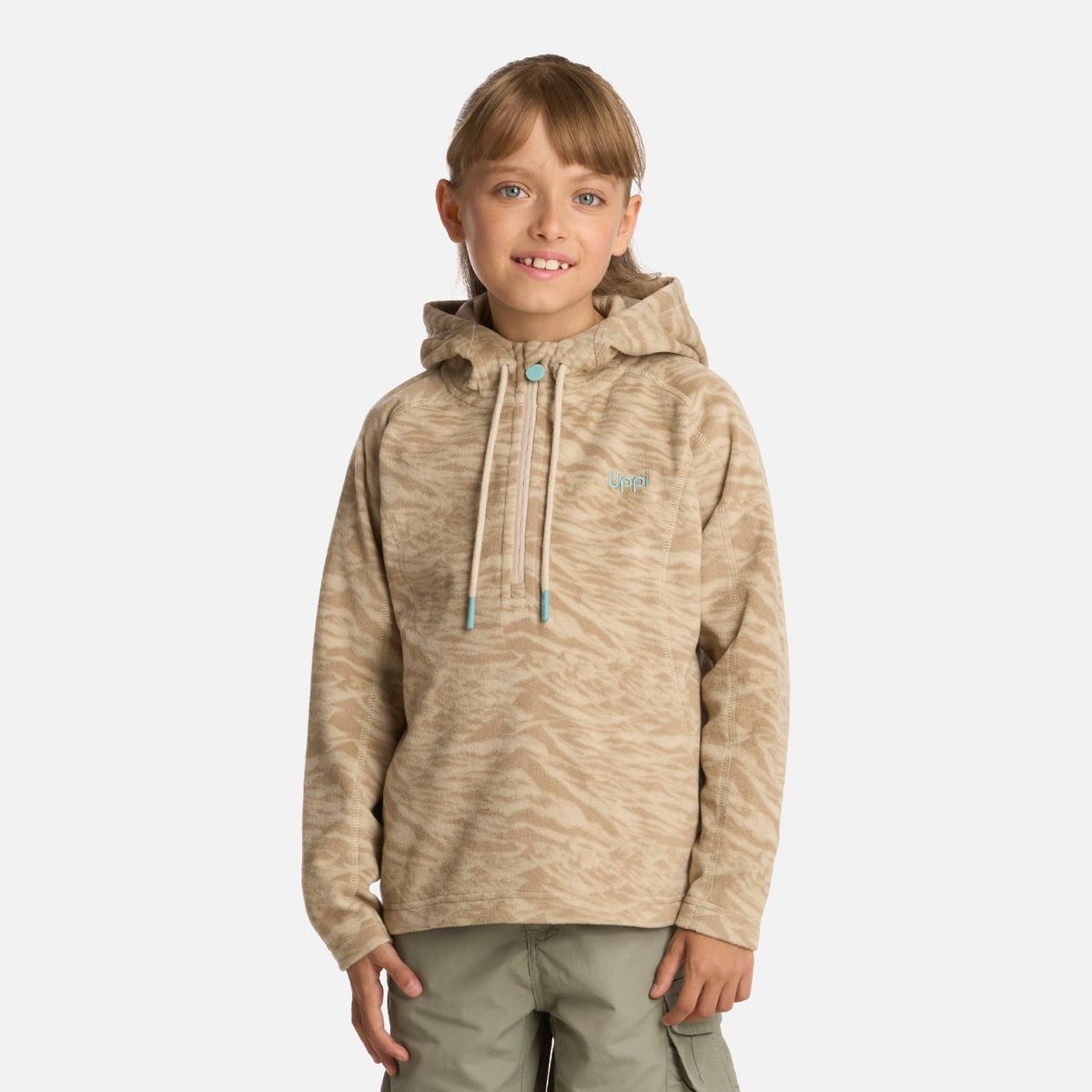 LIPPI - Polar Niña Cold Day Therm-Pro Hoody Jacket Print Crudo Lippi