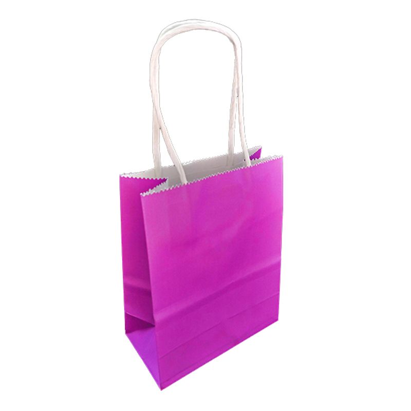 GENERICO - BOLSA REGALO KRAFT FUCSIA 14X115X7 X12 UNI