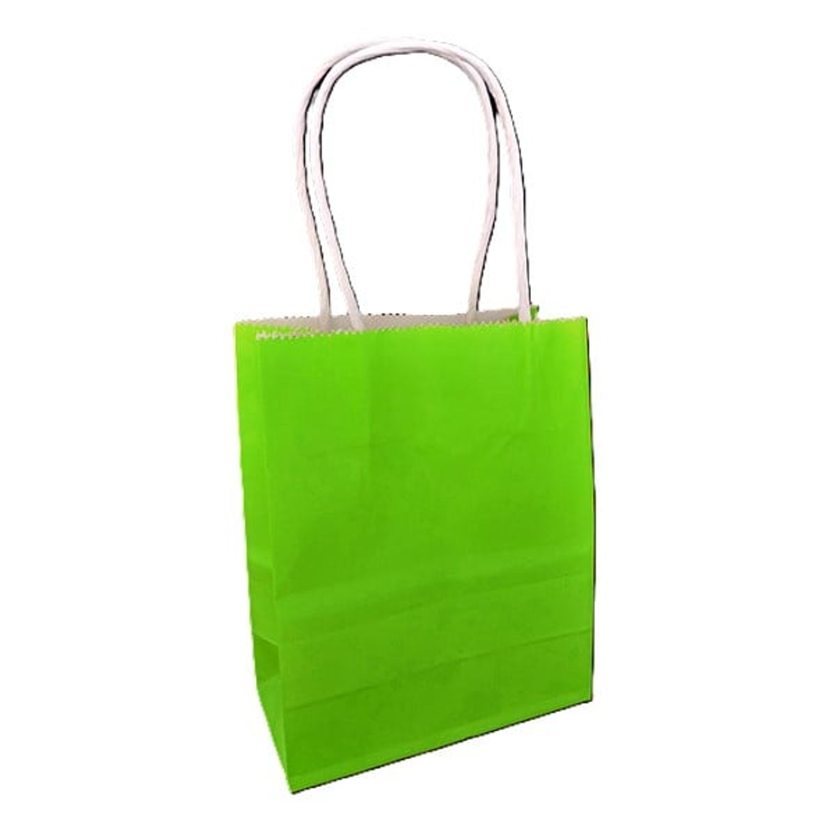 GENERICO - BOLSA REGALO KRAFT LIMA 14X11.5X7 X12 UNI