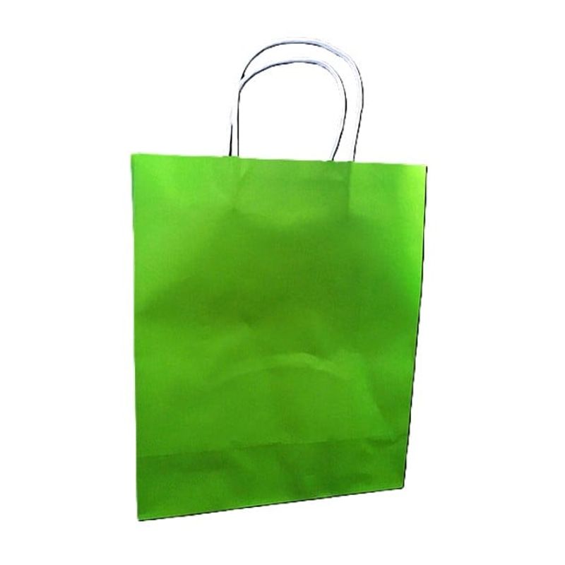 GENERICO - BOLSA REGALO KRAFT LIMA 25X33 X12 UNI