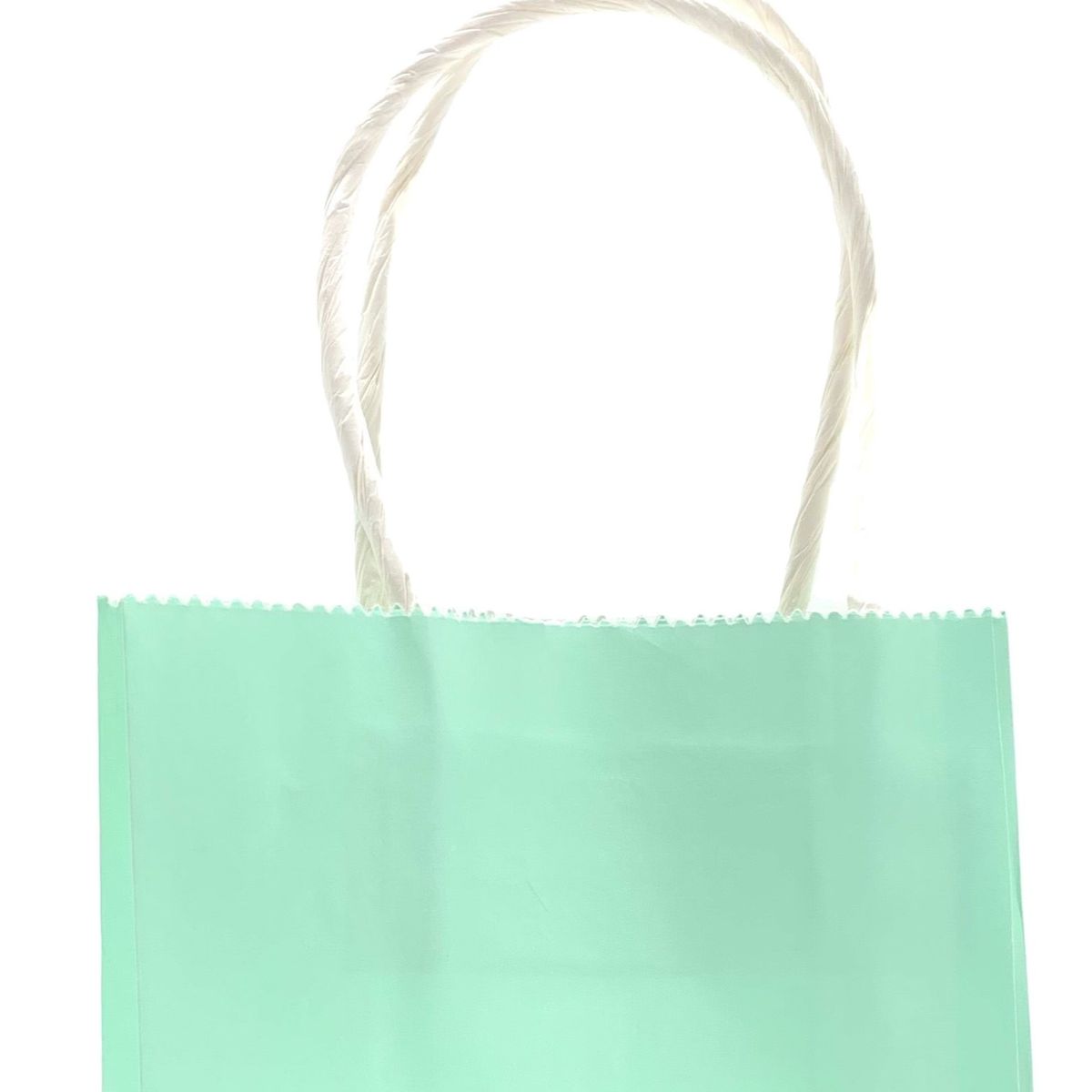 GENERICO - BOLSA REGALO KRAFT MENTA PASTEL 14X115X7 X12UNI