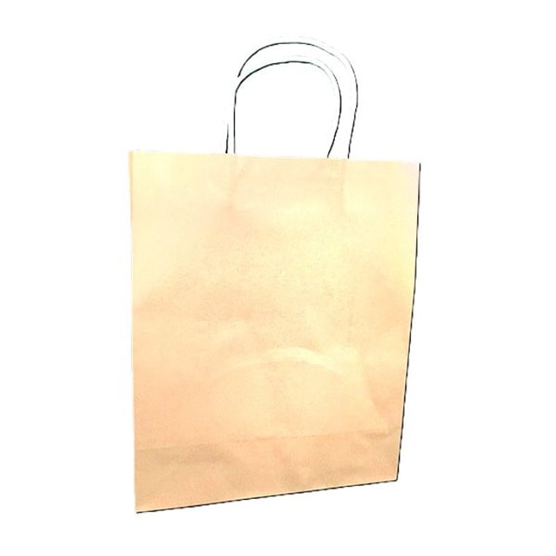 GENERICO - BOLSA REGALO KRAFT PASTEL DAMASCO 21 X 27 X 11 X 12UNI
