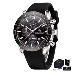 ARTIHOGAR - Reloj Pagrne Sport Cronografo Cuarzo Cristal de Zafiro