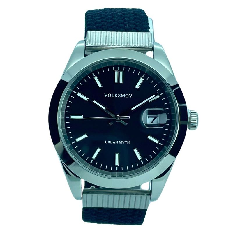 VOLKSMOV - RELOJ PULSERA MARCA VOLKSMOV MODELO URBAN MYTH CORREA NEGRA