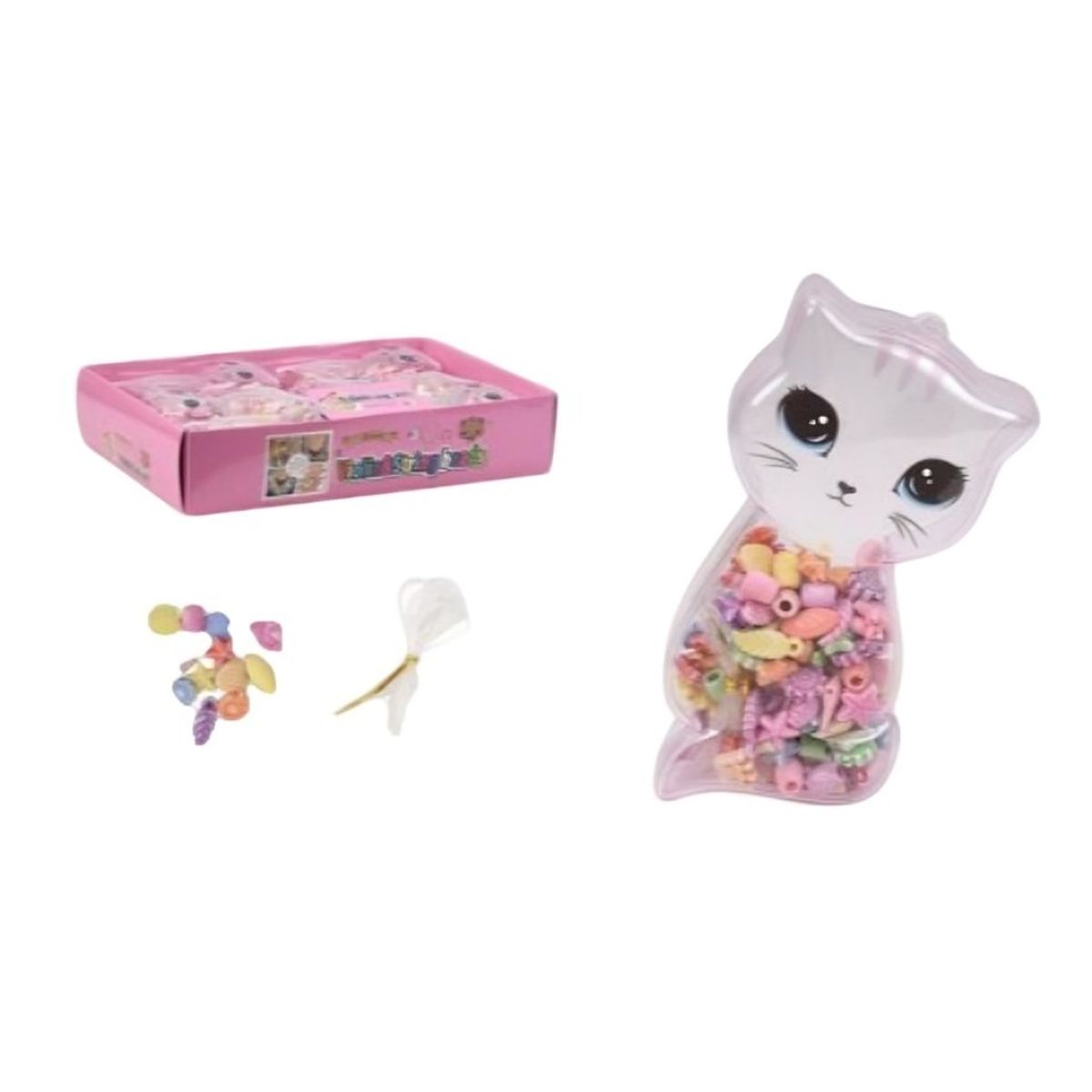 OEM - CAJA GATO CON CUENTAS DE BRICOLAJE DIY