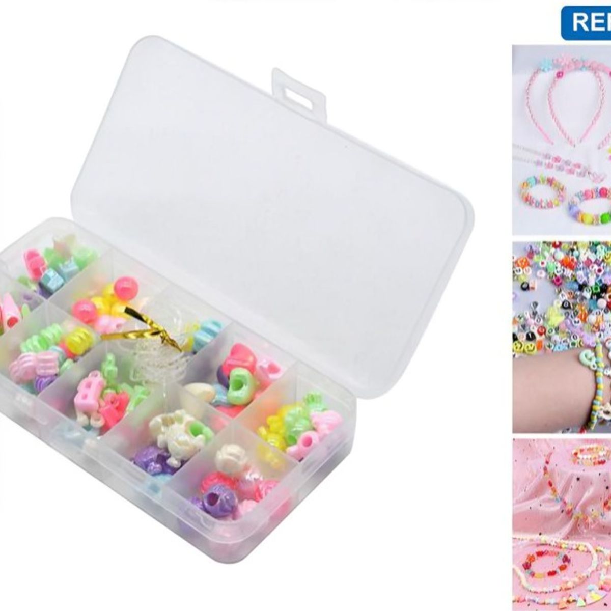 OEM - CAJA CON CUENTAS DE BRICOLAJE DIY