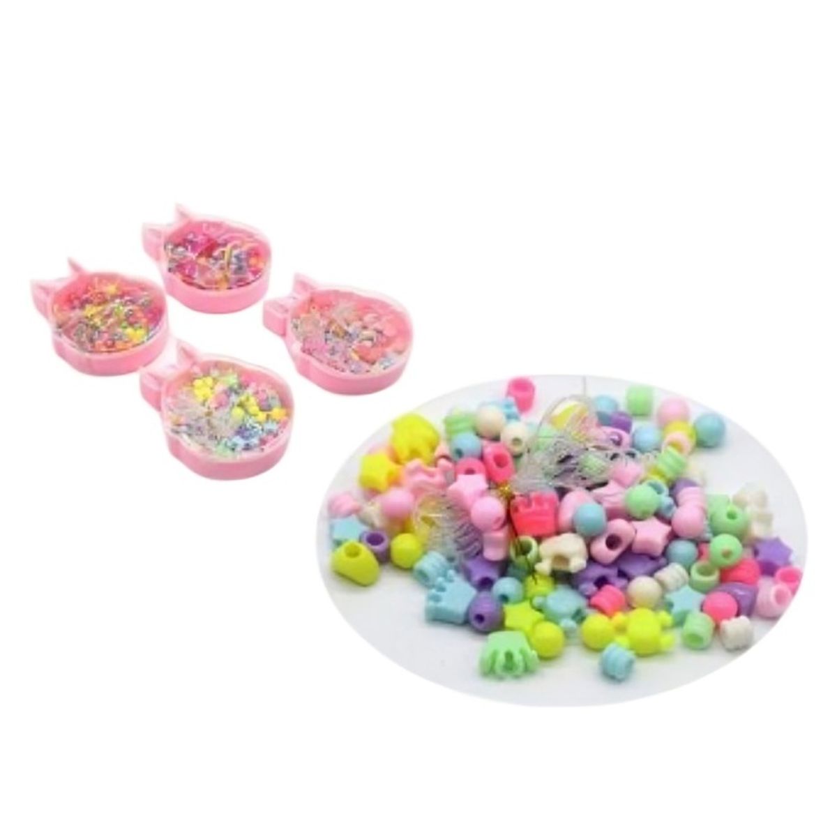 OEM - CAJA CON CUENTAS DE BRICOLAJE DIY