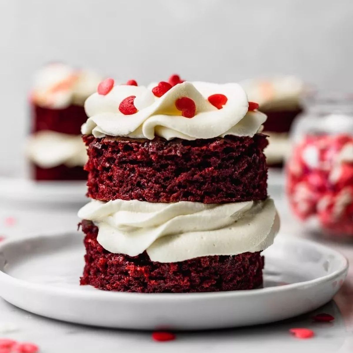 KUANGYE - X2 Moldes De Aluminio Para Tortas Molde Desmontable 20cmx8cm