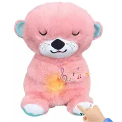 GENERICO - Nutria de Peluche Calmante Rosa