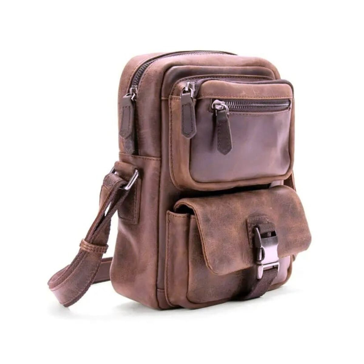 COLETTE - Bolso De Cuero Bandolera Vintage Retro