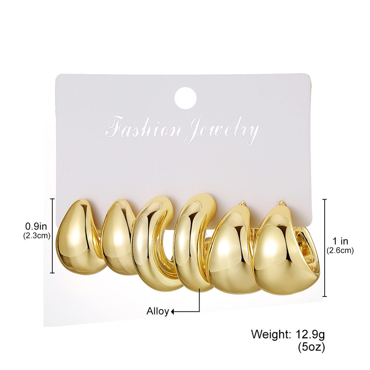 VATYERTY - Elegante Set de Aretes de Aro