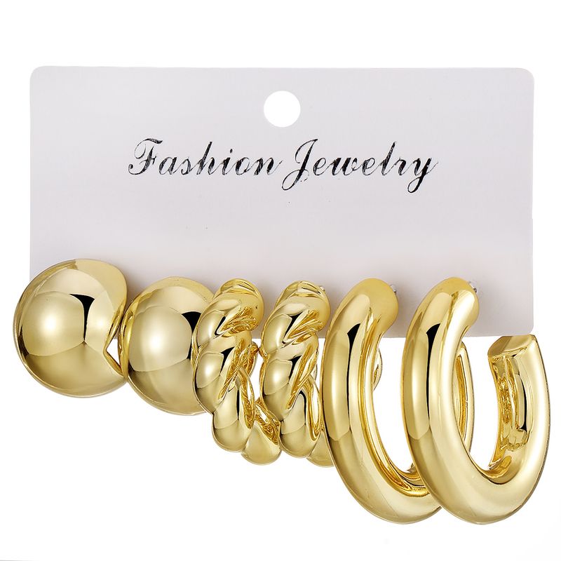 VATYERTY - Elegante Set de Aretes de Aro.-