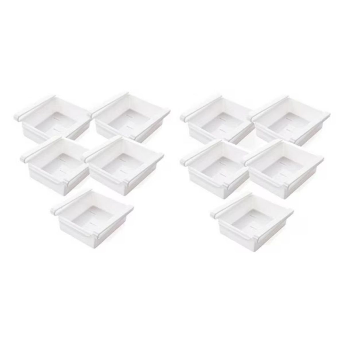 GENERICO - Pack 16 Organizadores Para Refrigerador Multiuso.