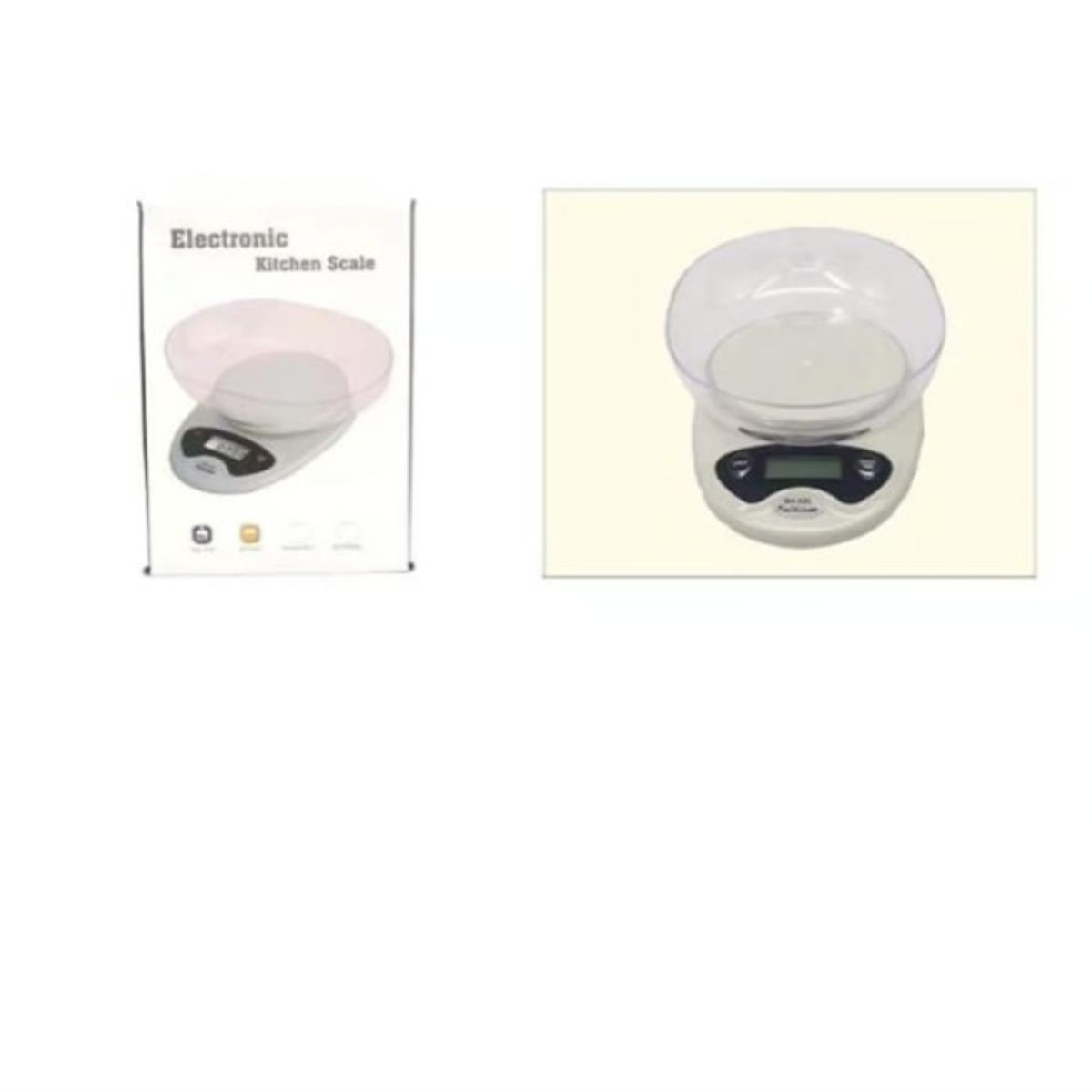 GENERICO - Pesa Digital Cocina Gramos Desde 1g A 7kl Balanza Con Bowl