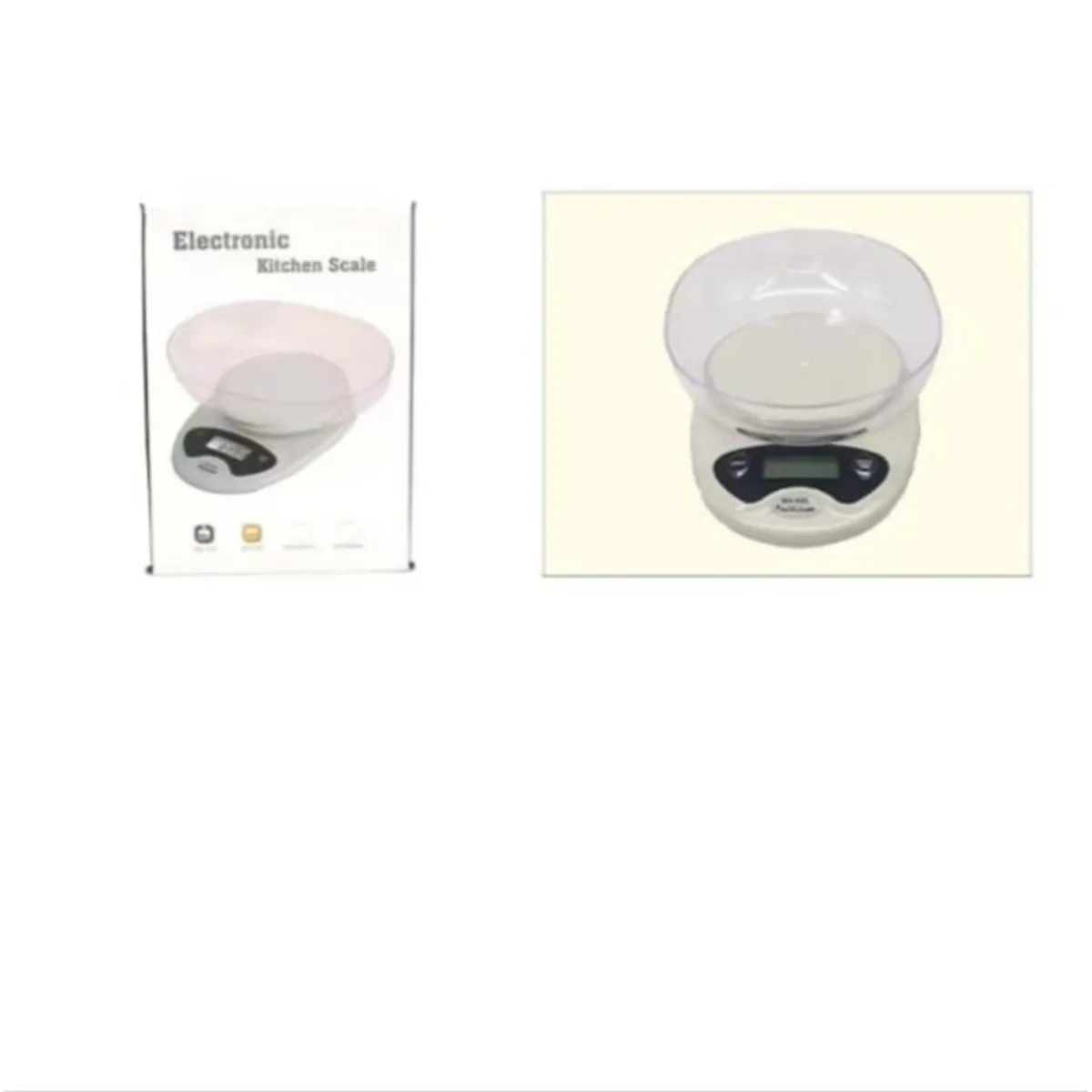 GENERICO - Pesa Digital Cocina Gramos Desde 1g A 7kl Balanza Con Bowl