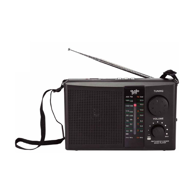 AUDIOPRO - Radio Portátil Amfm Estilo Retro Recargable - SC