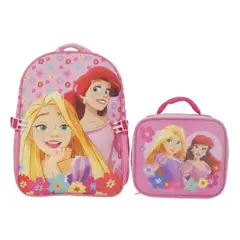 DISNEY - Mochila con Lonchera Princesas
