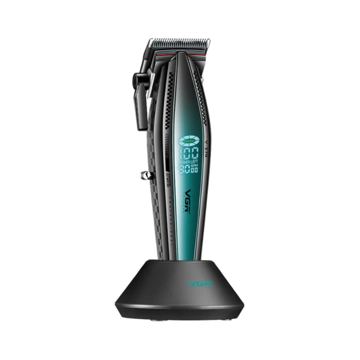 VGR VOYAGER - Máquina Barbería Profesional Corta Pelo VGR V-270 9000 Rpm