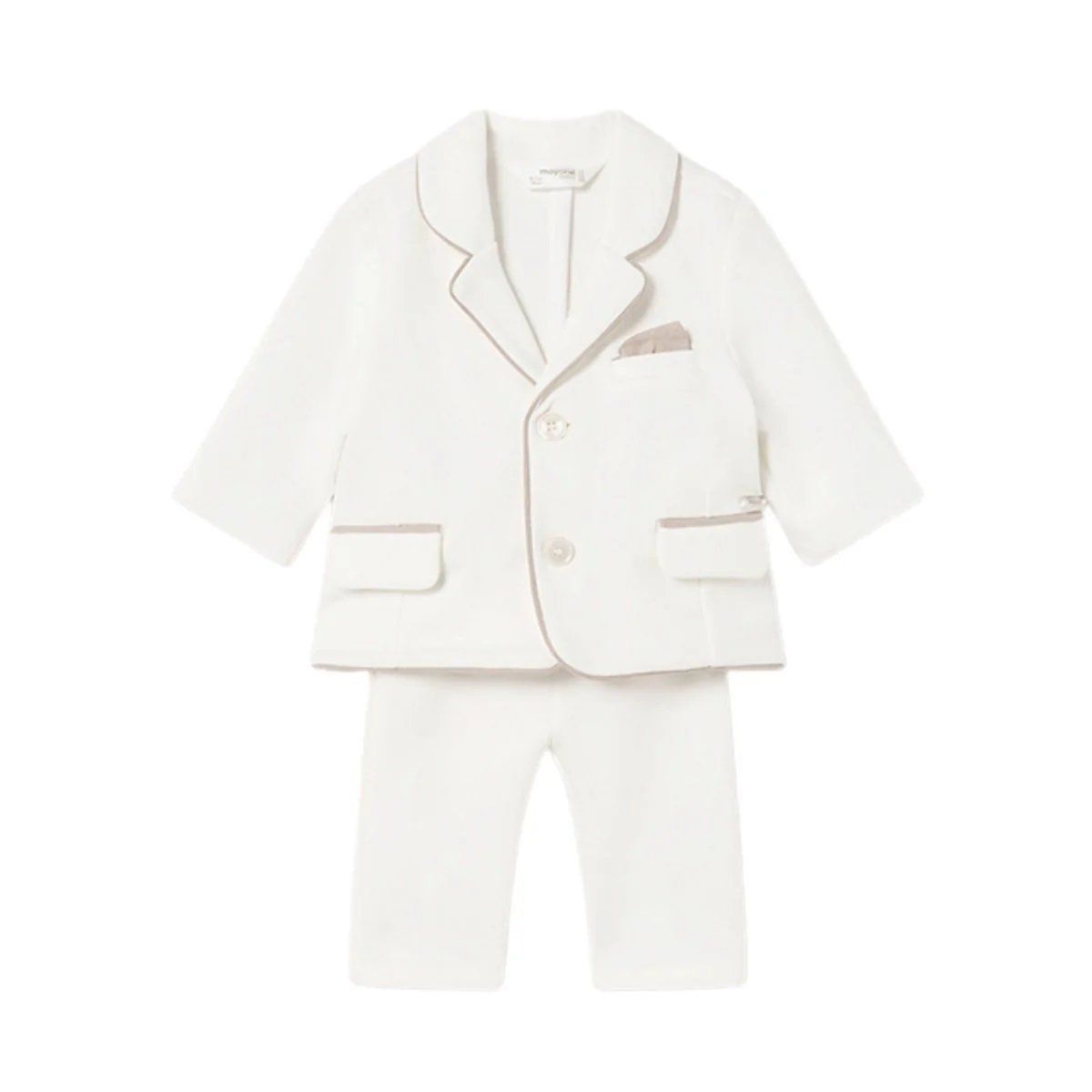 MAYORAL - Elegante Traje chaqueta y pantalón recién nacido_.