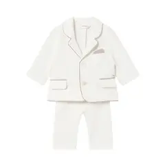 MAYORAL - Elegante Traje chaqueta y pantalón recién nacido_.