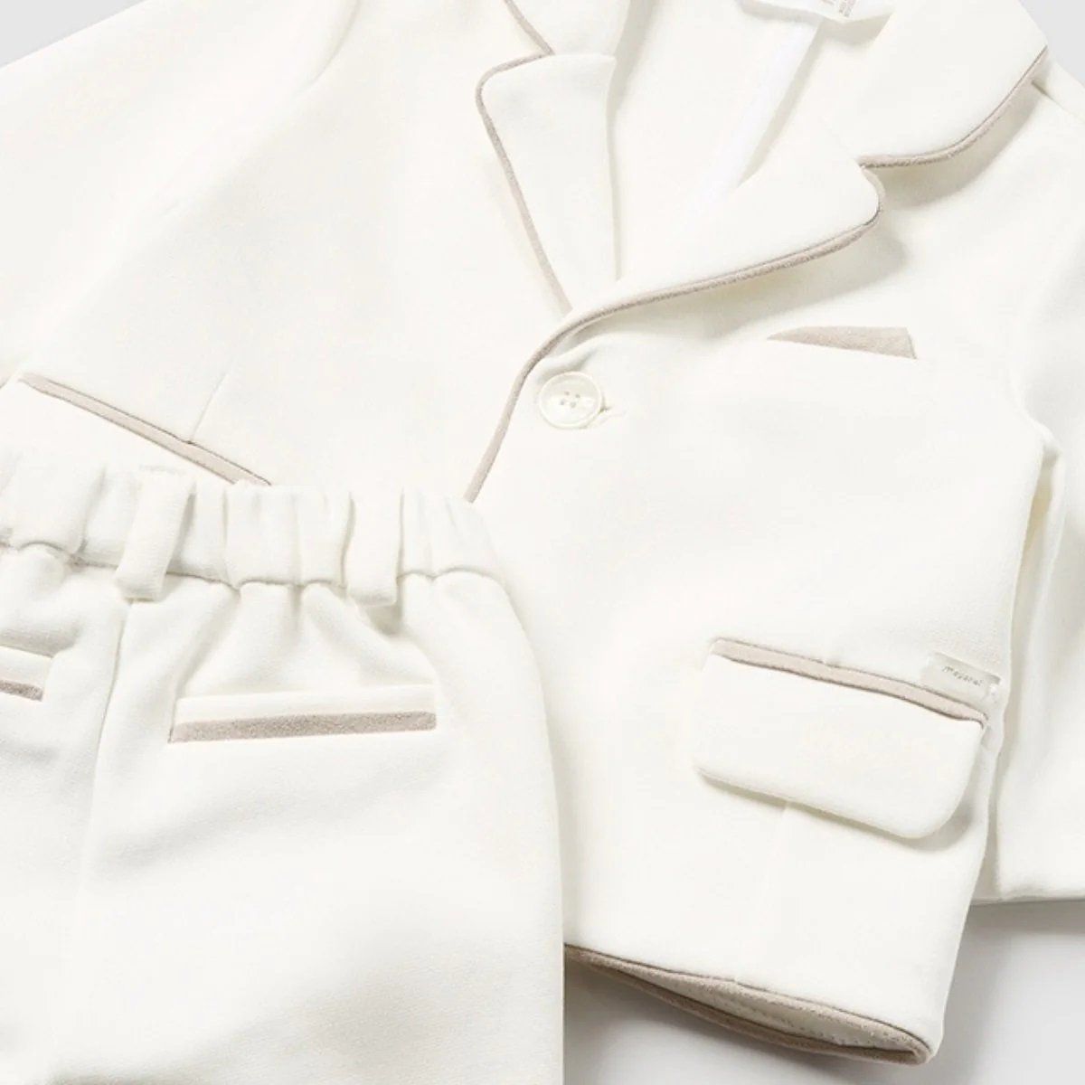 MAYORAL - Elegante Traje chaqueta y pantalón recién nacido_.