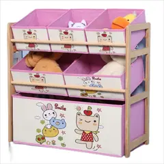 MUNDO MAGIA - Estante Infantil Organizador De Juguetes Repisa 60x64x28 cm