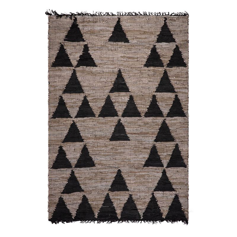 DIB - Alfombra Natural Leather Mix 160X230 619 Charcoal