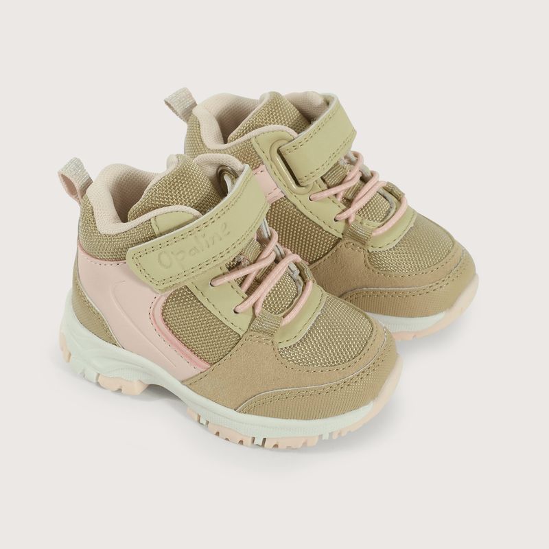 OPALINE - Botines Niña Beige 40055 Opaline