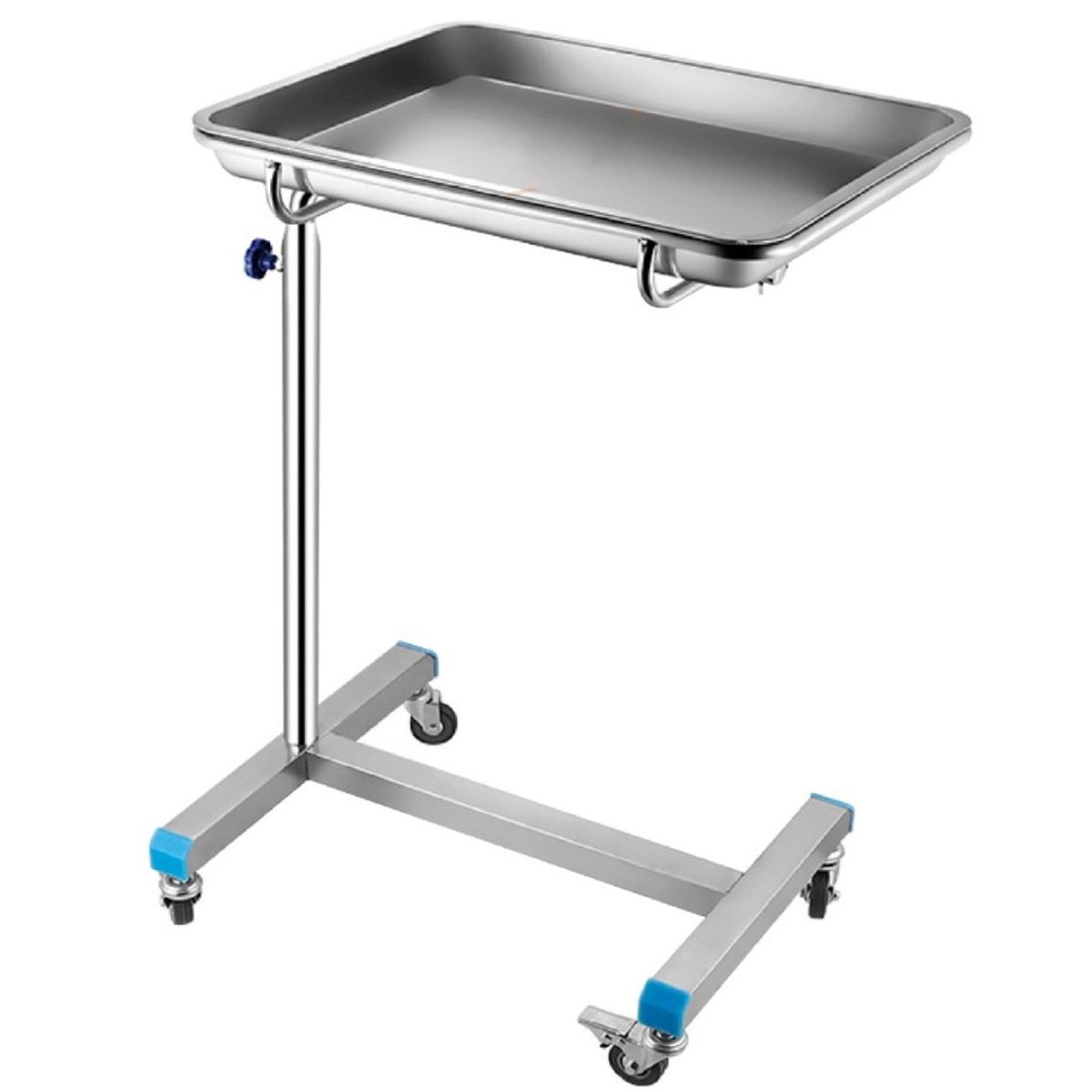 MUNDO MAGIA - Mesa Mayo Clinica Auxiliar Metalica Ajustable Bandeja 45x35