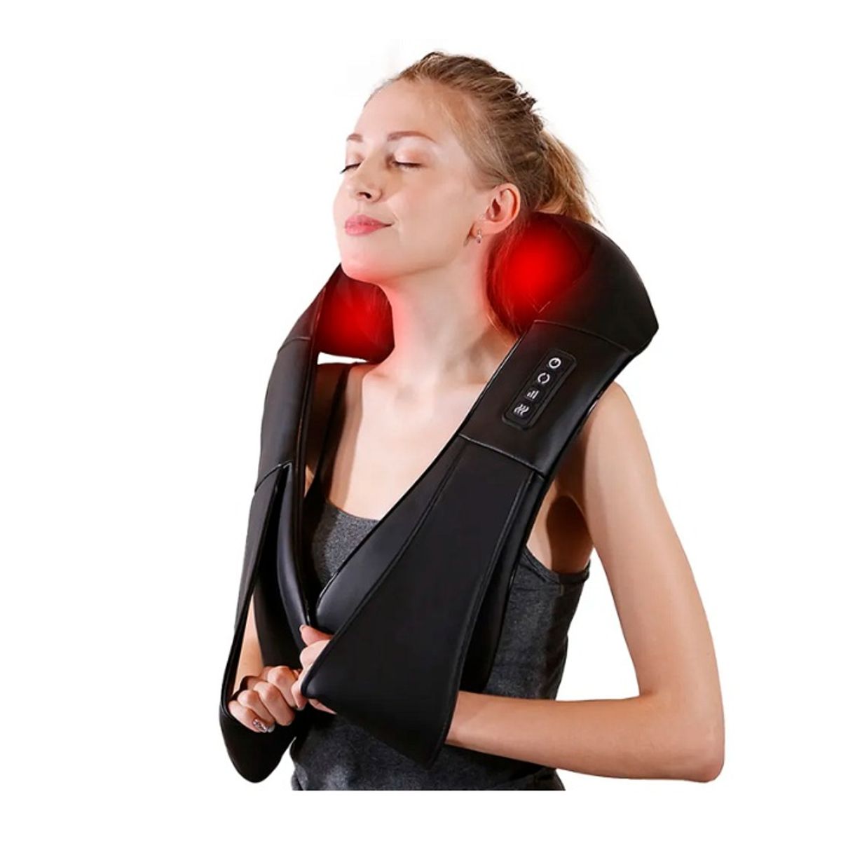 KINEGUN PRO - Masajeador Eléctrico Portátil Para El Cuello Negro Peq