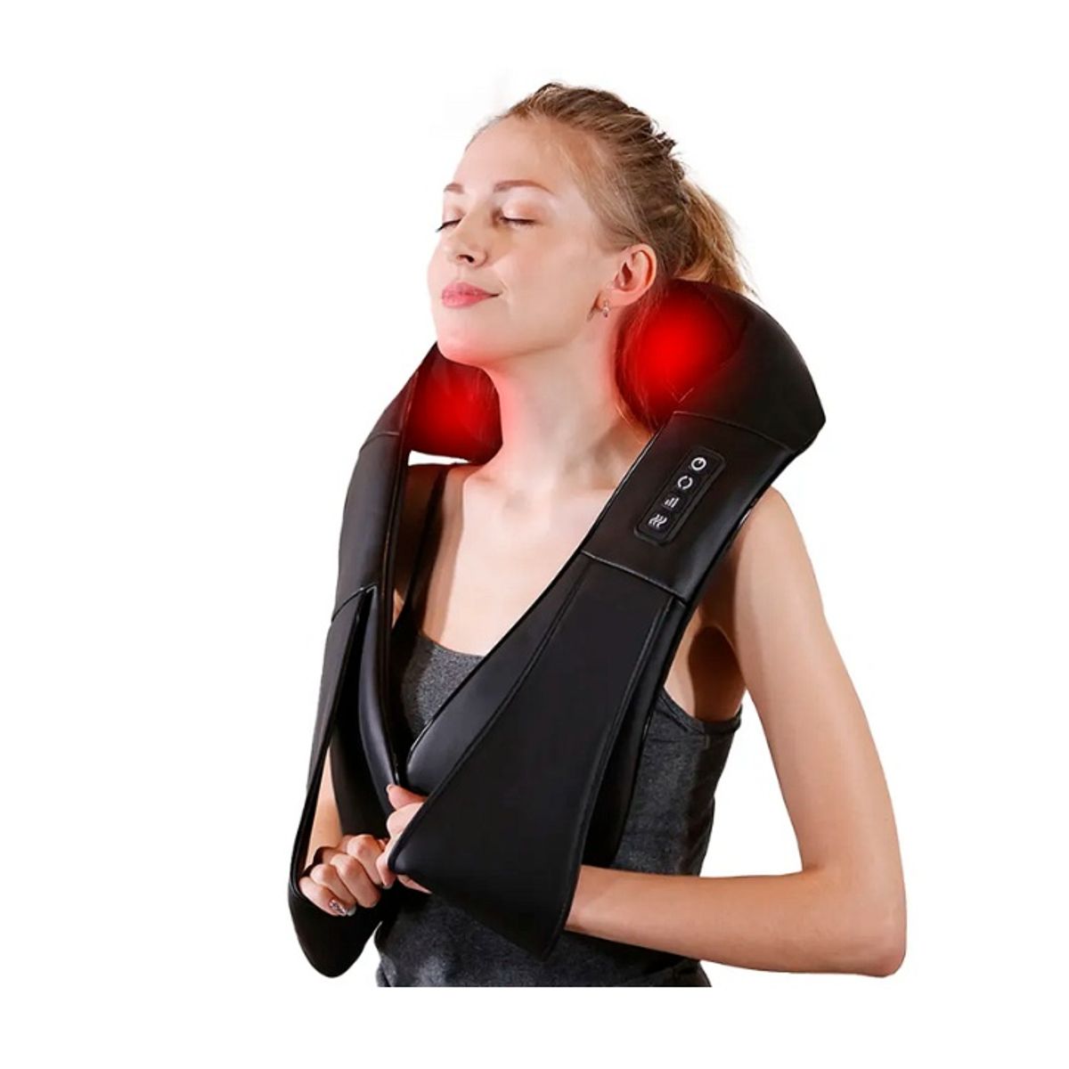 KINEGUN PRO - Masajeador Eléctrico Portátil Para El Cuello Negro Peq