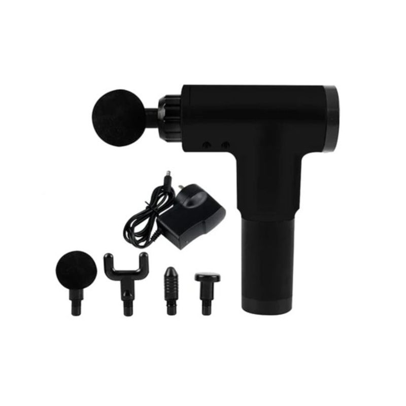 KINEGUN PRO - Pistola De Masajes 6 Cabezales.-