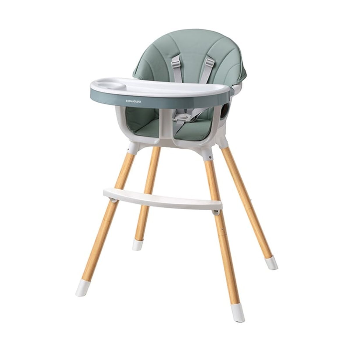 U BUY - Silla De Comer 2 Alturas 2 Cubiertas Y Cinturón Seg Verde