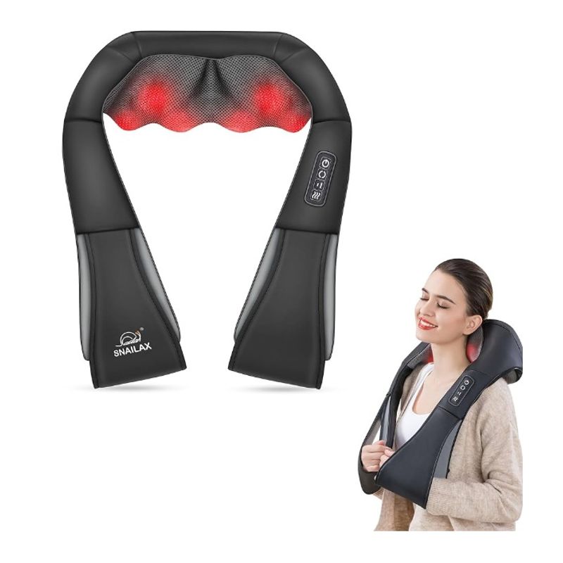 IVMEDICAL - Masajeador De Cuello Con Calor Shiatsu